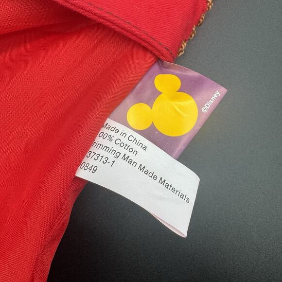 Vintage Disney Winnie the Pooh Tote Shoulder Purse Bag Red Leather Tiger Piglet - Picture 8 of 9